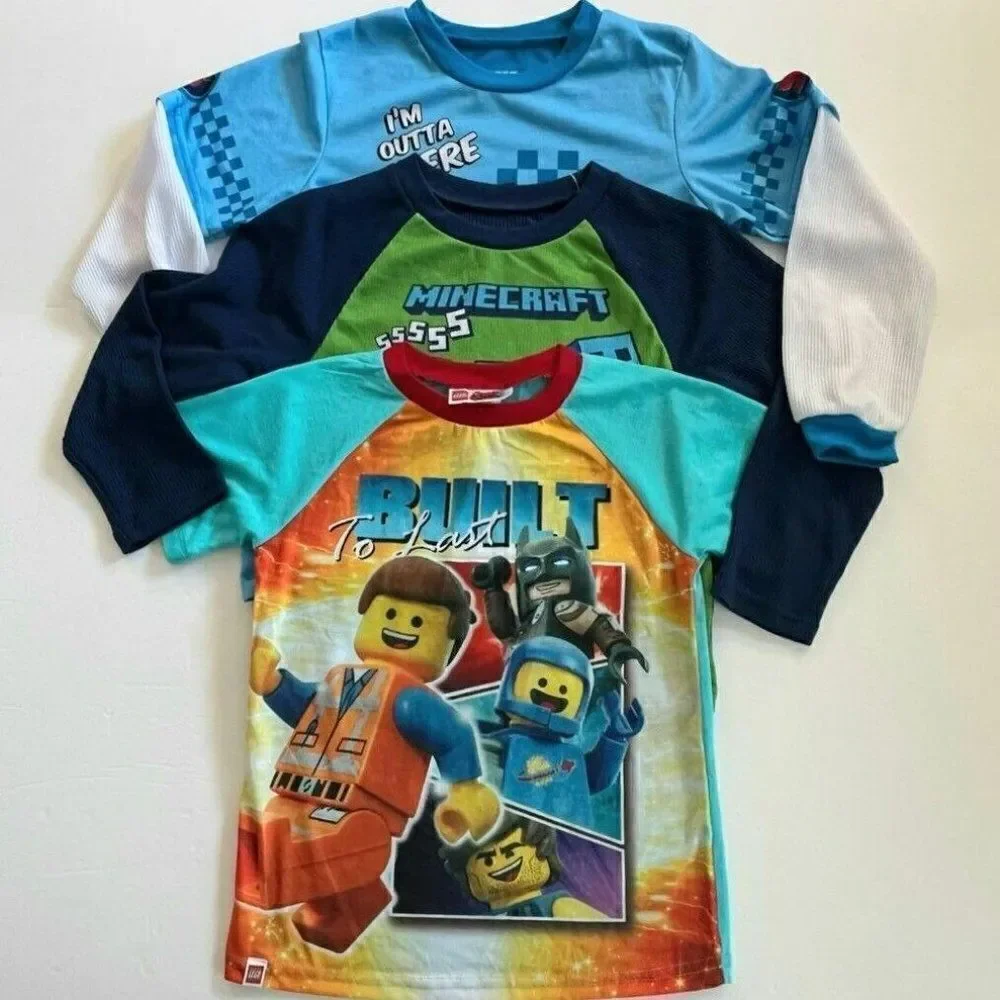 3 pc Boys Size S pajamas Tops Mix And Match‎